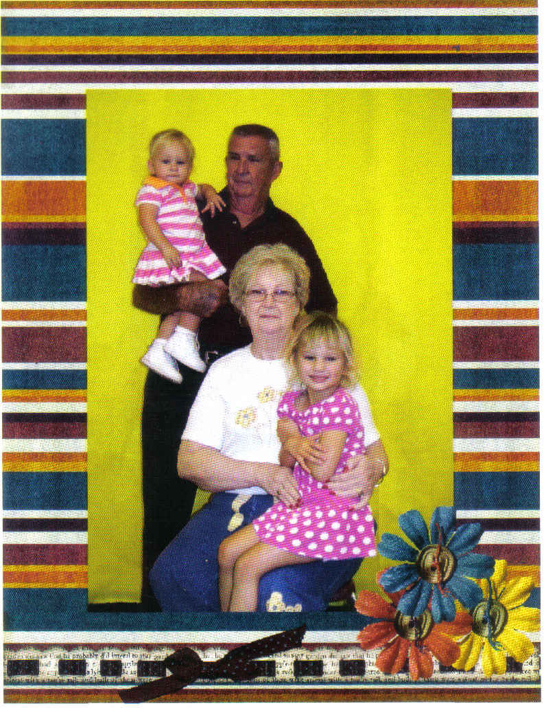 Morgan, Pappoo, Grandma, and Kendall
Lunch and pictures at school