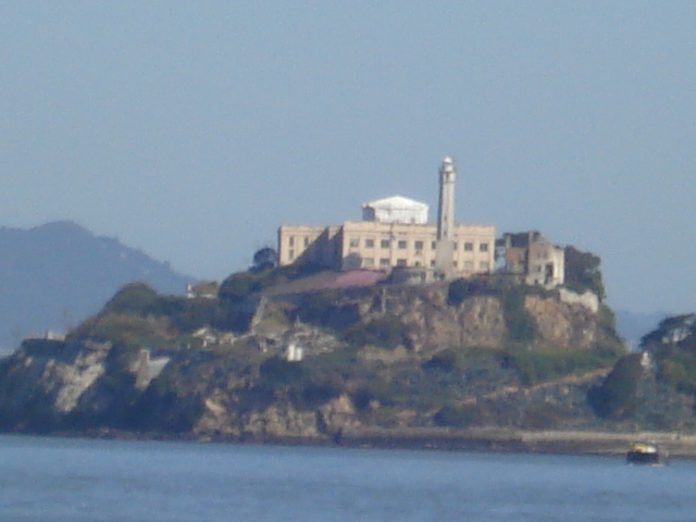 Next stop, San Francisco with that historic island in the bay.