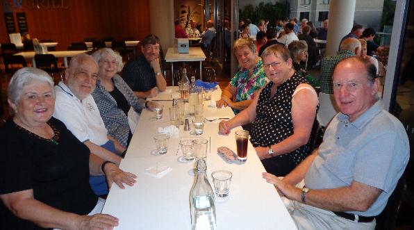 June, Wolf, his wife, Mr CP, then Lizzy, CP and Ken (my Hubby)