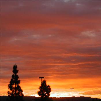 <b>Sunset over Pleasanton (Calif, USA)</b>