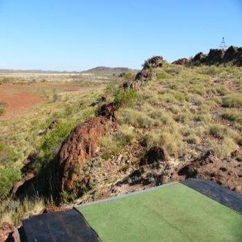 <b>Tee off, Roebourne Golf Course, West Aust</b>