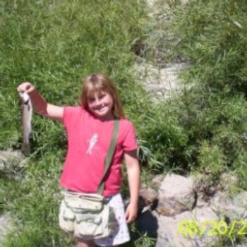<b>Lacey's first fish without dads help!</b>