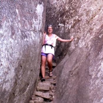 <b>Christine at Great Zimbabwe</b>
