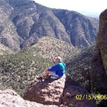<b>View from the top of Rain Creek Trail in the Mogollon Mtns</b>