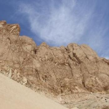 <b>View up the cliff from Hatshepsut's Temple, Egypt - Eileen (Surrey, England)</b> <b>View up the cliff from Hatshepsut's Temple, Egypt - Eileen (Surrey, England)</b>