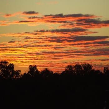 <b>Sunset at King's Canyon</b>