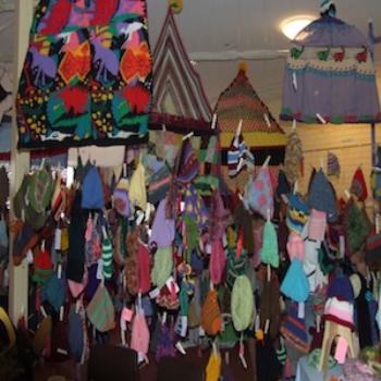 <b>Beanie Festival Alice Springs--held annually--beannies range from gorgeous to outrageous to amazing to everyday and are sent from all over Oz (and maybe elsewhere)</b>