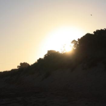 <b>7001 sunset behind the sand dune, Peterborough, GORd, Vic, 27th Oct'09, Kate/Sydney</b>