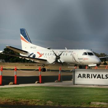 <b>9740 from behind the fence, Dubbo Airport,NSW, 10th Apr'09, Kate/Sydney</b>