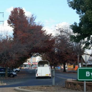 <b>1742 Autumn arch, Orange, driving from Dubbo to Sydney, 3rd May'09, Kate/Sydney</b>