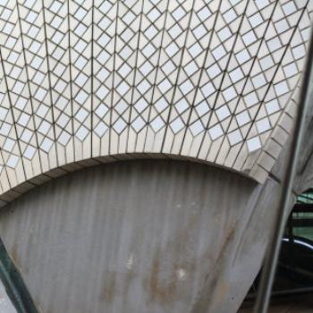 <b>2243 the base of a sail, Opera House, Circular Quay, Sydney, 3rd Feb'10, Kate/Sydney</b>