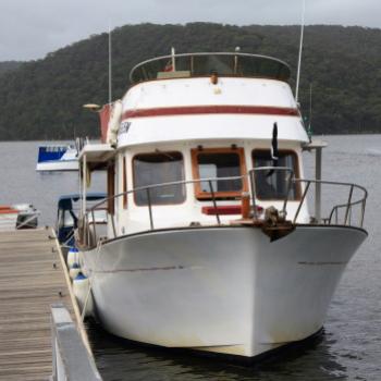 <b>1867 MEG665N, Mooney Mooney Workers Club jetty, Hawkesbury R, 24th Jan'10, Kate/Sydney</b>