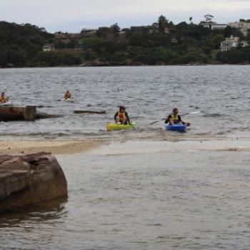 <b>2665 kayak arrivals, Shark Island, Sydney Harbour Island hopping adventure, 11th Oct'09, Kate/Sydney</b>