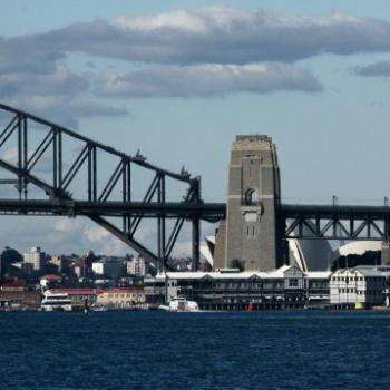 <b>4587 Garden Island & OH behind HB from Valencia St Wharf, Woolwich, Sydney, 25th June'09 Kate/Sydney</b>