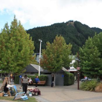 <b>4125 artist at work, Queenstown, Sth Is, NZ,20th Mar'10 Kate/Sydney</b>