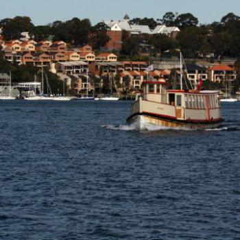 <b>4591 Balmain Sailing Club, Birchgrove, Ferry Lithgow from Valencia St Wharf, Woolwich, Sydney, 25th June'09 Kate/Sydney</b>