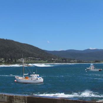 <b>Rough seas at Bicheno, East Coast, Tasmania </b>