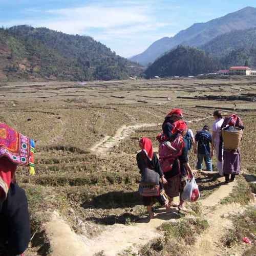 <b>Trekking with Red Zaou near Sapa, Vietnam</b>