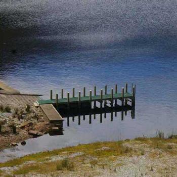 <b>Jetty at Lake Pedder, Tasmania</b>