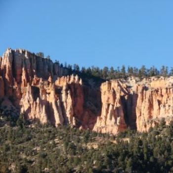 <b>Red Spires in Long Valley, Utah, Dec 2008 by Wilodene </b>