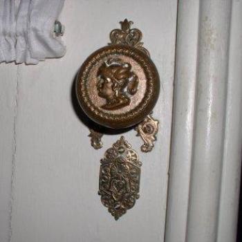 <b>Ornate doorknob made from Civil War Munitions at Rock Island Arsenal, USA, July 2008, Wilodene </b> <b>Ornate doorknob made from Civil War Munitions at Rock Island Arsenal, USA, July 2008, Wilodene </b>