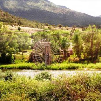 <b>Modern water wheel on mountain stream in Colorado, July 2008, Wilodene</b> <b>Modern water wheel on mountain stream in Colorado, July 2008, Wilodene</b>
