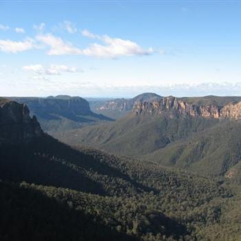 <b>View from Govetts Leap in the Blue Mountains</b>