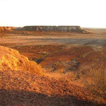 <b>Sunrise at The Breakaways, South Australia</b>