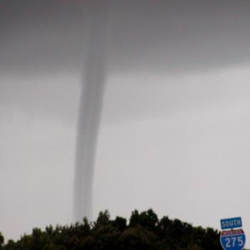 <b>1 of 5 waterspouts we had to drive past or under</b>