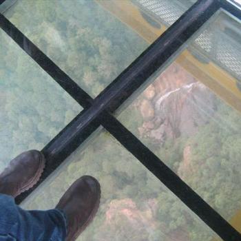 <b>Cascades through the floor of the Scenic Skyway @ Katoomba</b>