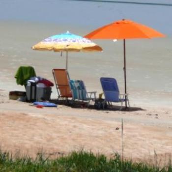 <b>Sunning on Ormond Beach FL  Sue/OK</b>