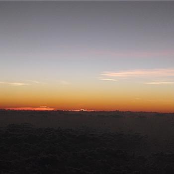 <b>Sunset above the clouds over the Pacific, July 2010 - Bev,AB</b>