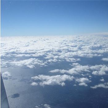 <b>Cloud shadows on the Pacific, July 2010 - Bev,AB</b>