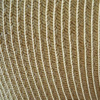<b>Detail of my straw hat, May 2011 - Bev, AB</b>