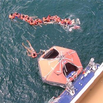<b>Ship's crew practising rescue maneuvers, Huatulco, Mexico - Jan 2011 - Bev, AB</b> <b>Ship's crew practising rescue maneuvers, Huatulco, Mexico - Jan 2011 - Bev, AB</b>