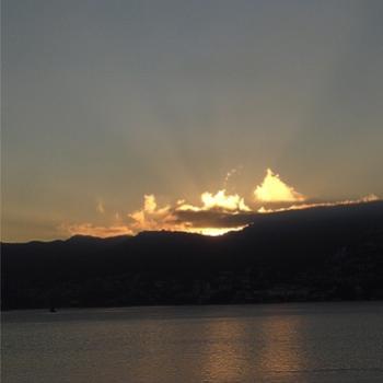 <b>Sunrise approaching Acapulco, Mexico - Jan 2011 - Bev, AB</b>