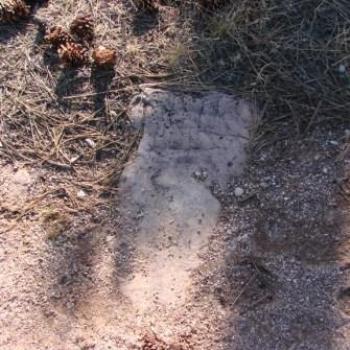 <b>Grandchildren named this Red Canyon rock Bigfoot by Wilodene</b>