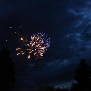 <b>Fireworks in Stormy Sky by Wilodene from Utah</b>