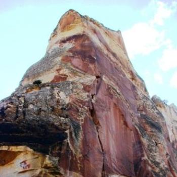 <b>Looking UP in Dry Fork Canyon in Utah by Wilodene</b>