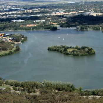 <b>2412 Springbank Island, West Basin, Lake Burley Griffith, from Telstra Tower, Black Mountain, Canberra, 20th Feb'10 Kate/Sydney</b> <b>2412 Springbank Island, West Basin, Lake Burley Griffith, from Telstra Tower, Black Mountain, Canberra, 20th Feb'10 Kate/Sydney</b>
