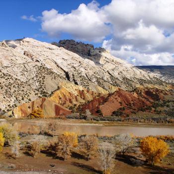 <b>View of Green River at Split Mountain, Dinosaur Park, Utah</b>