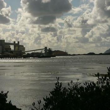 <b>Albany Wharf & foreshore on cloudy day</b>