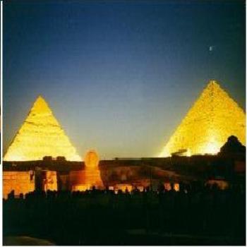 <b>Light of the great Pyramids of Egypt</b>