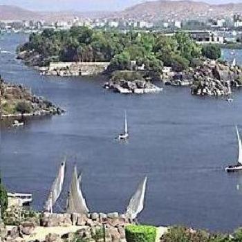 <b>Nile river in Aswan Egypt</b>