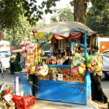 <b>Stall on a busy road, N.Delhi, India - Keyan Bowes</b>