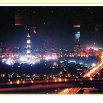 <b>Cairo Tower at night from town side</b>