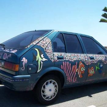 <b>Very creative but hardly too good for the duco - decorated with buttons. This ain't no wreck!!</b> <b>Very creative but hardly too good for the duco - decorated with buttons. This ain't no wreck!!</b>