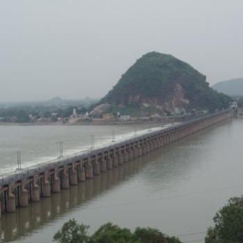 <b>Prakasam Barrage across river Krishna</b>