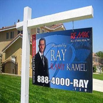 <b>My son Ramy's (RAY) sign as A Real State broker in CA.</b>