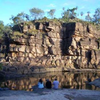 <b>Kakadu - full of hidden treasures. Reflection at breakfast time.</b> <b>Kakadu - full of hidden treasures. Reflection at breakfast time.</b>